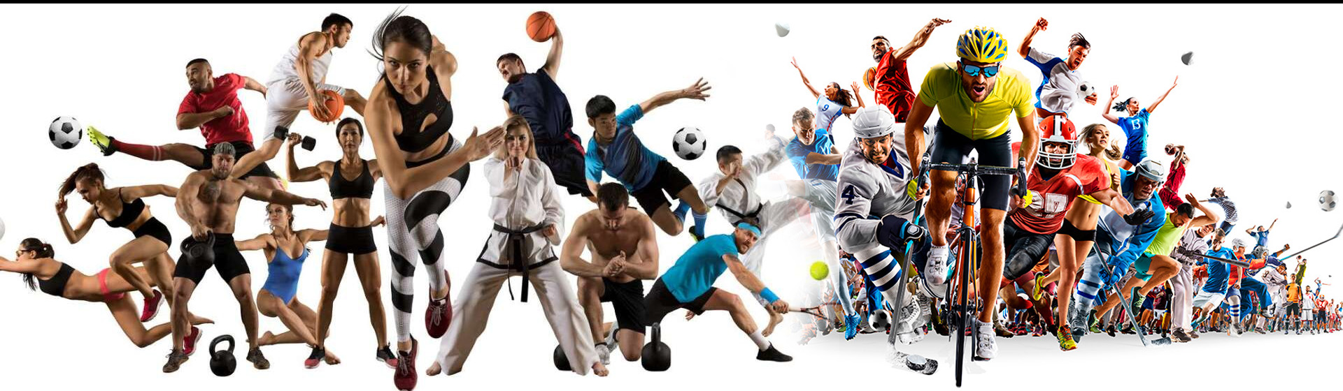 Material y accesorios deportivos para aficionados y profesionales del deporte.